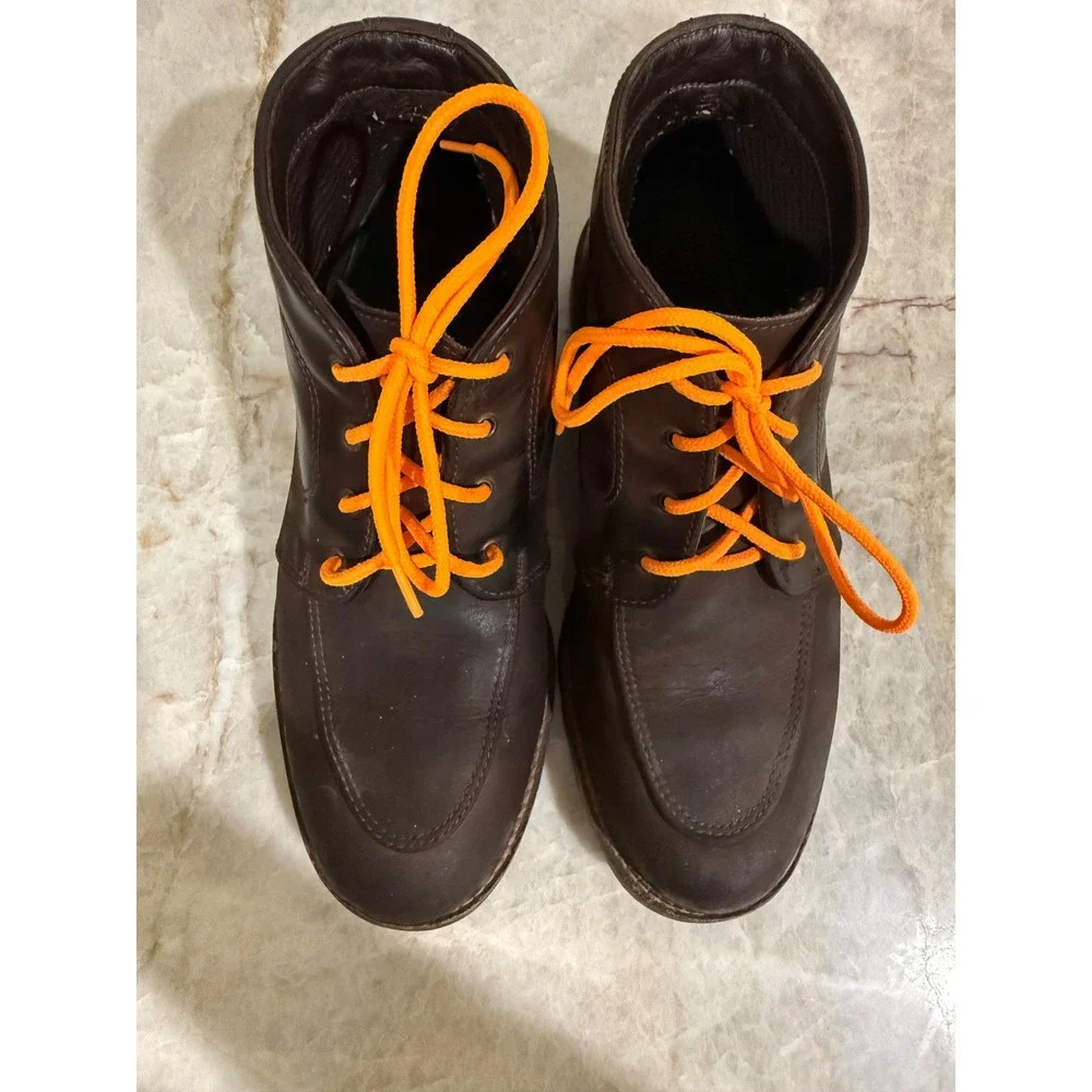 Vintage H.S. Trask Bison Leather Gore-Tex Moc Toe Chukka Boots USA Men's 8.5/9